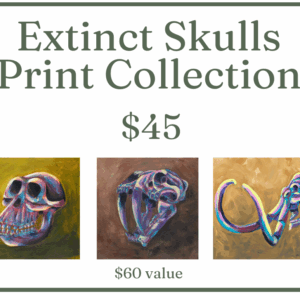 Extinct Skull Bundle collection -- $45 price for a $60 value