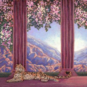 Leopard at Dawn Print